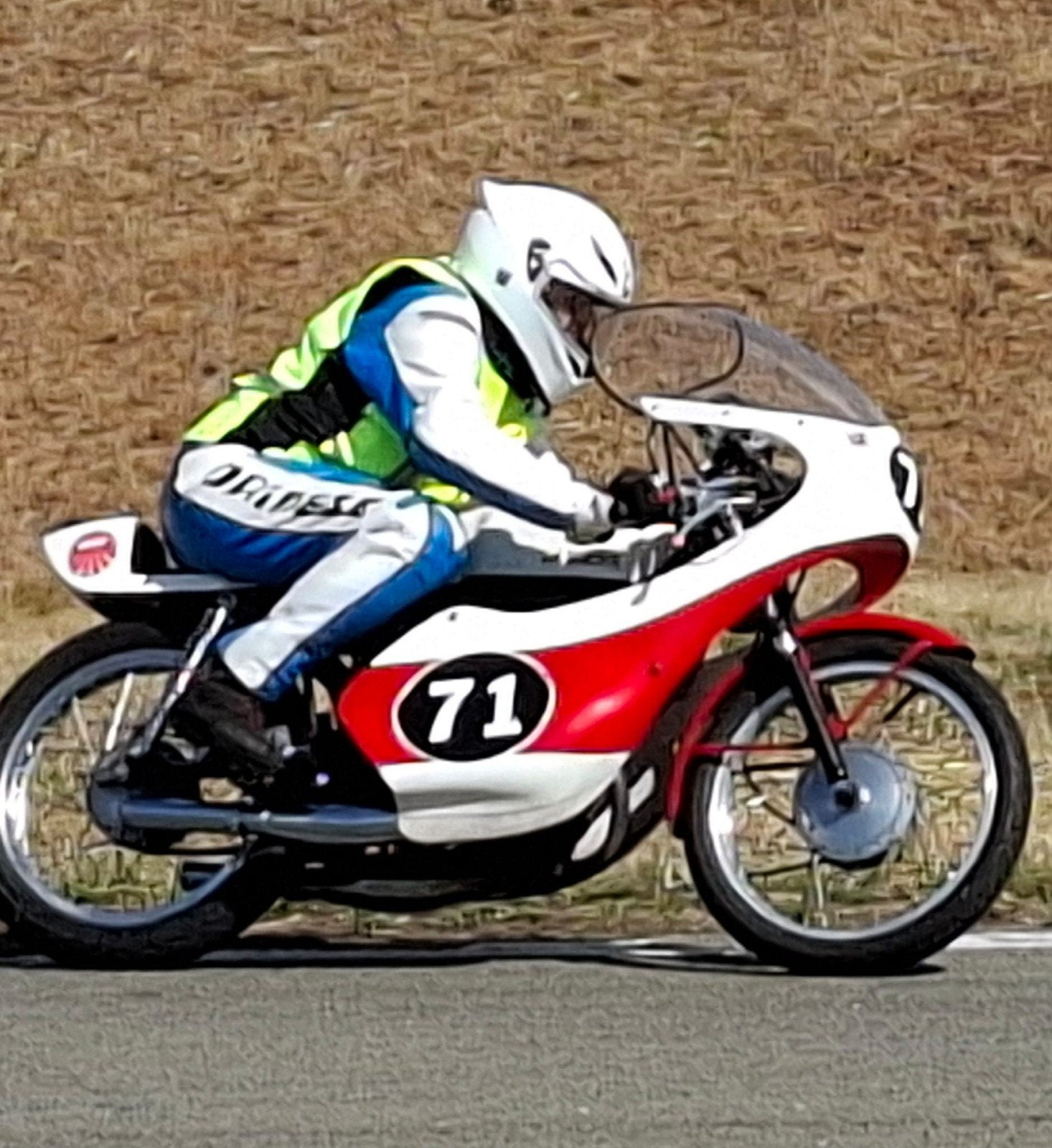 Yamaha as3 125cc et replica 1971 racemotor, Motoren