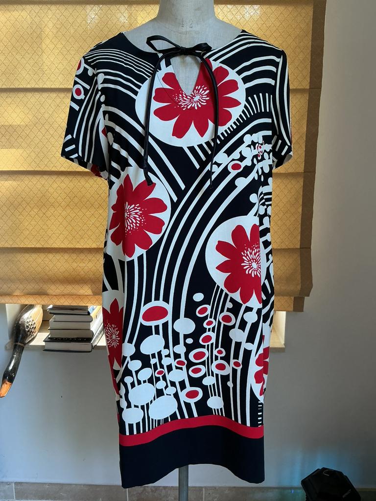 Zomerjurk Giovane, maat 44, Kleding | Dames, Ophalen of Verzenden, Zo goed als nieuw, Maat 42/44 (L), Rood
