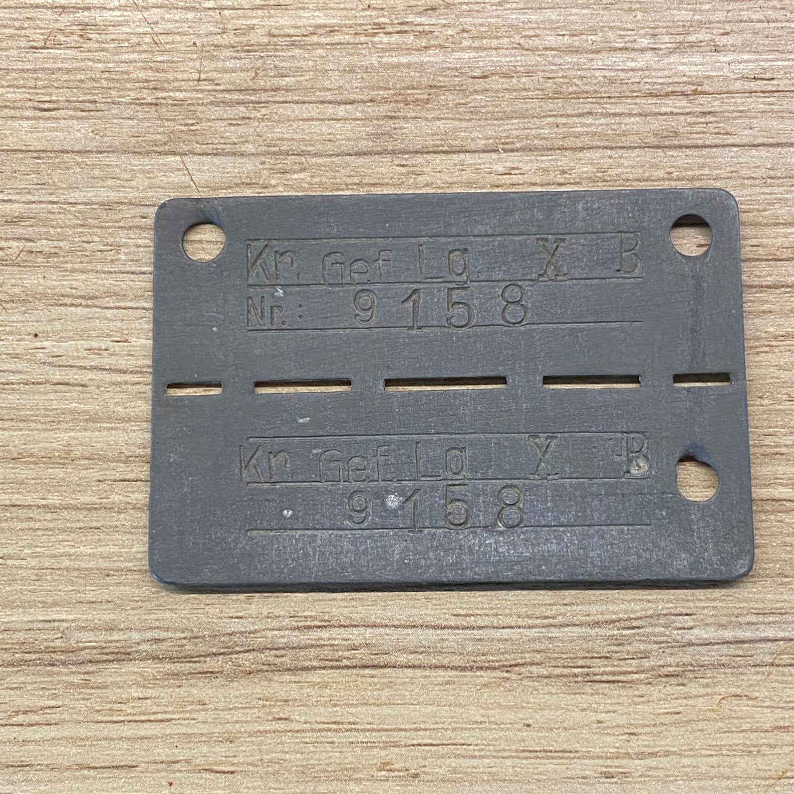 Stalag XB, plaque prisonnier de guerre, Collections, Enlèvement ou Envoi