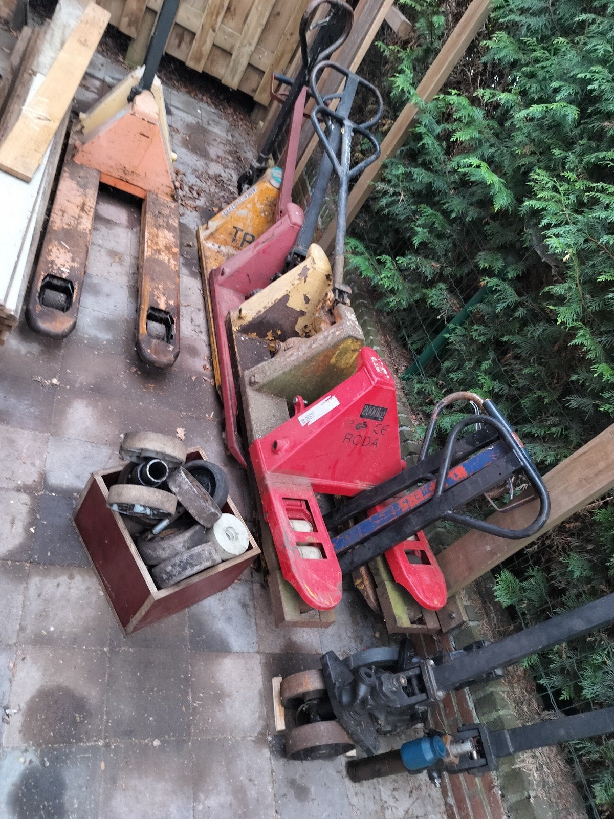 Transpalettes (avec travaux sur), Articles professionnels, 1000 à 2000 kg, Enlèvement, Manuelle, Transpalette