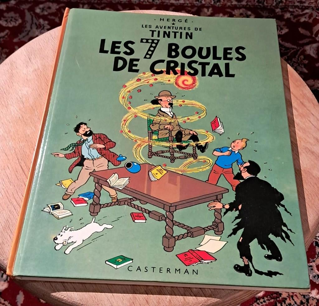 Tintin - Les 7 Boules de Cristal, Livres, Enlèvement ou Envoi, Une BD, Utilisé, Hergé