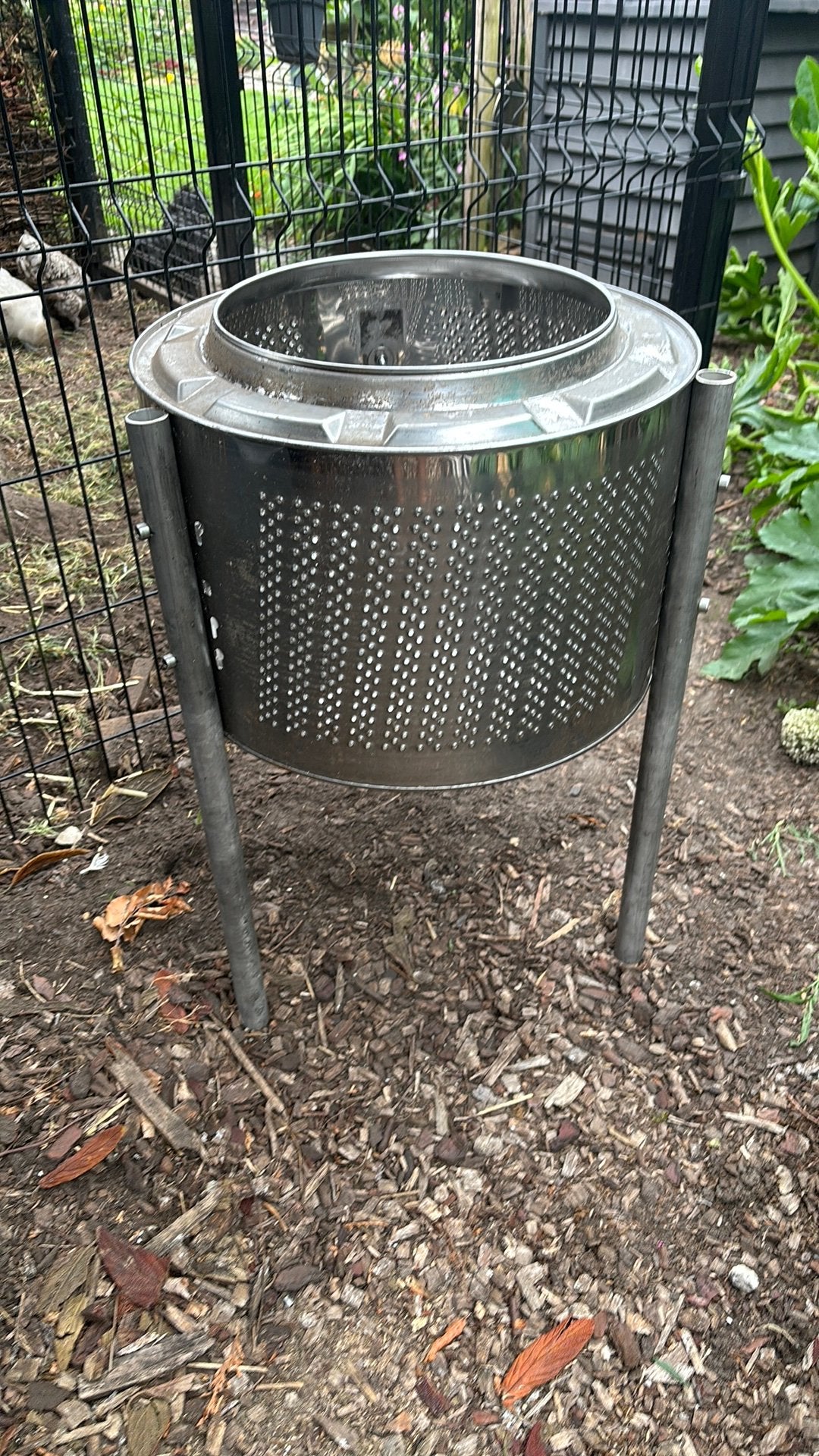 Nieuwe vuurkorf met mooi motief, Jardin & Terrasse, Paniers de feu, Comme neuf, Foyer, Enlèvement