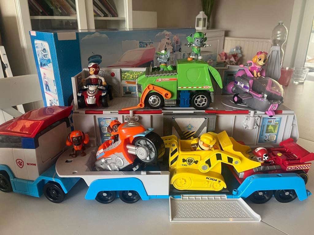 Paw patrol volledig set, Ophalen, Zo goed als nieuw