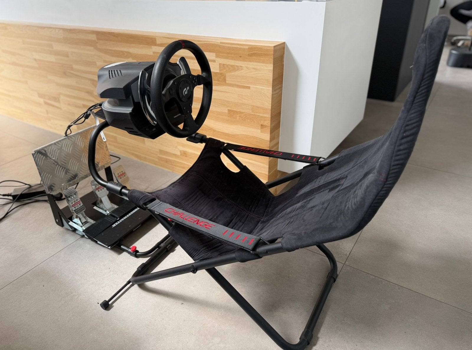 Playseat + volant t500rs, Games en Spelcomputers, Ophalen, Gebruikt, Simulatie