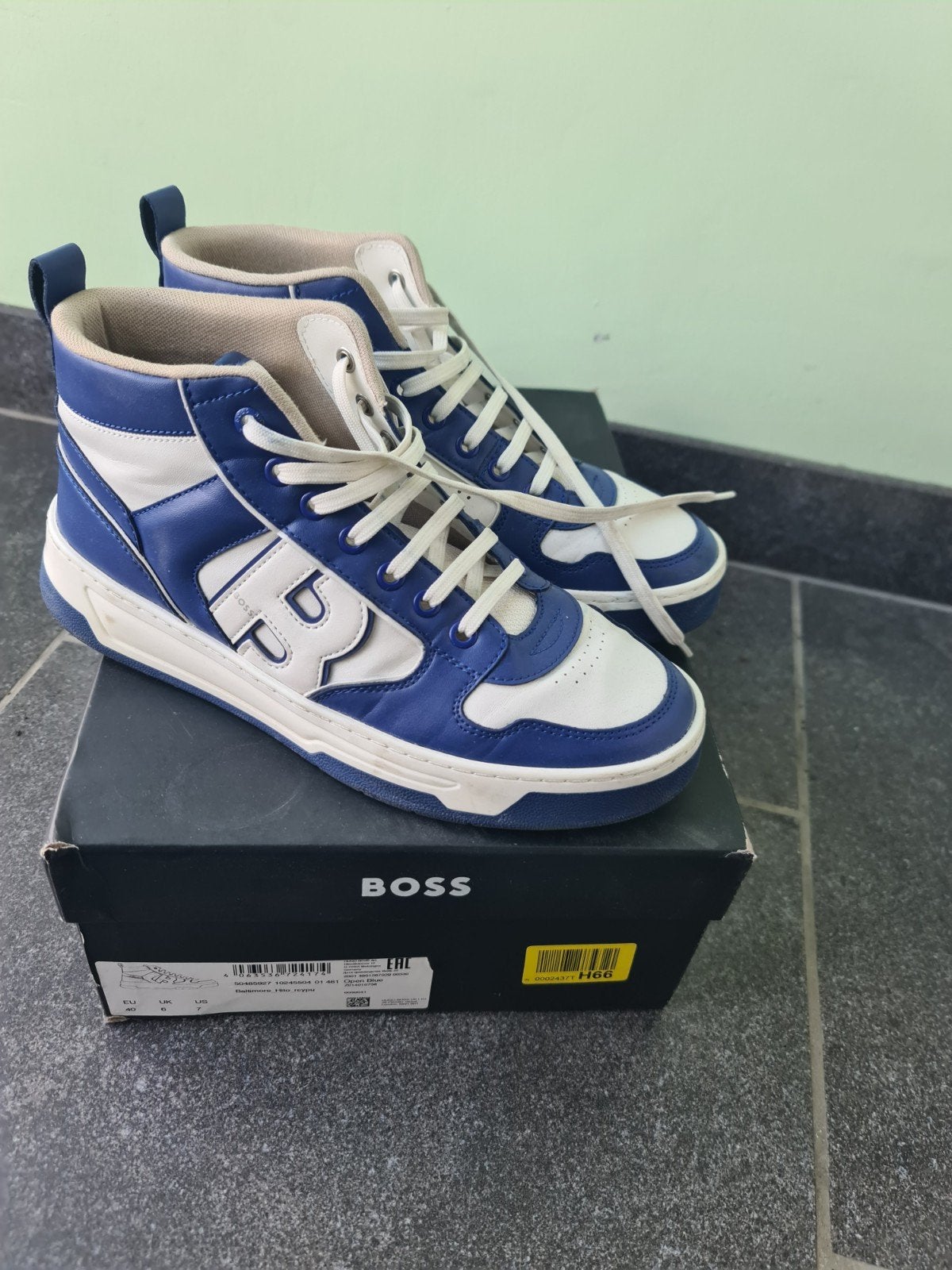 Baskets BOSS Baltimore Hito – Modèle Rare, Enlèvement ou Envoi, Comme neuf, Hugo Boss, Bleu