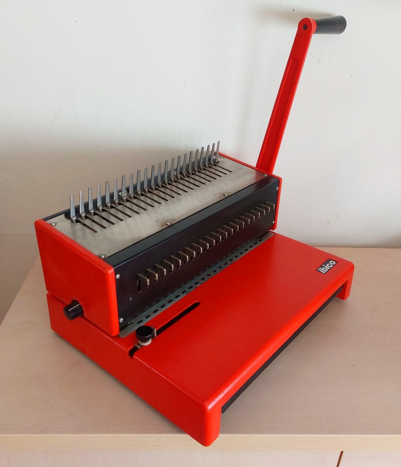 Perforelieur Ibico manuel Vintage avec accessoires, Enlèvement ou Envoi