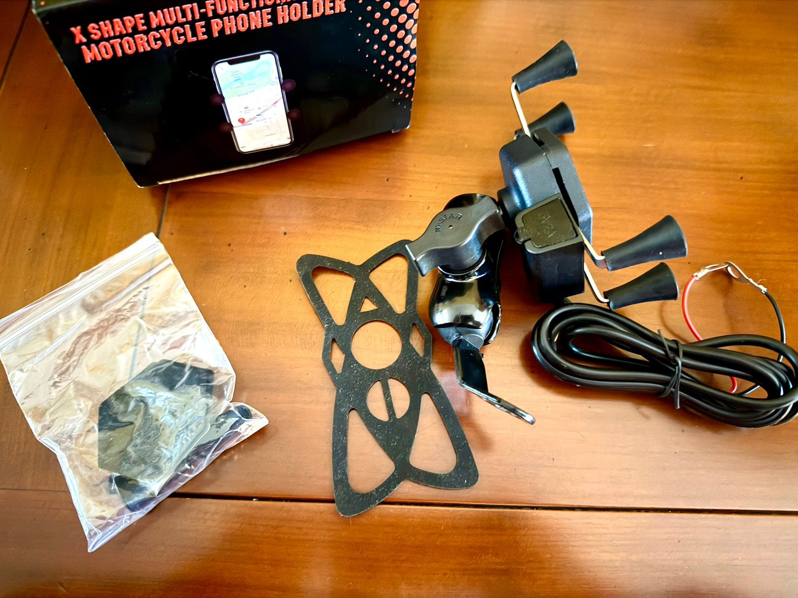 Motorfiets Telefoonhouder met usb oplader NIEUW, Motos, Accessoires | Systèmes de navigation, Neuf, Enlèvement