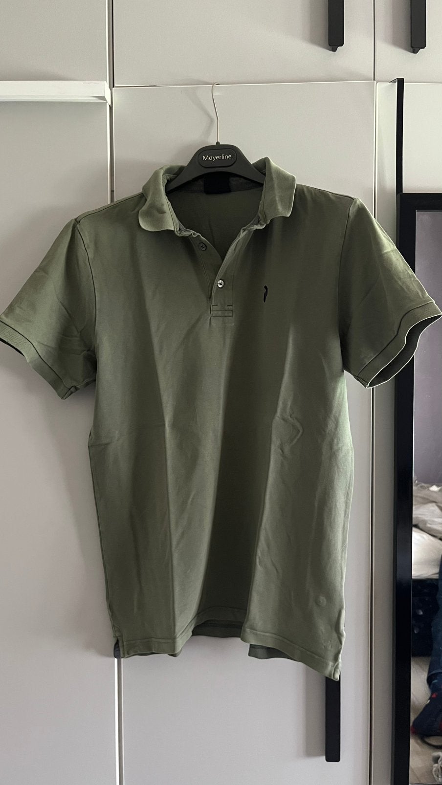 Kaki/donker groene polo, Ophalen of Verzenden, Gedragen, Maat 48/50 (M), Groen