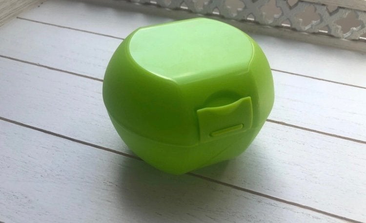 Appeldoosje, Huis en Inrichting, Ophalen of Verzenden, Zo goed als nieuw, Groen, Bewaardoos