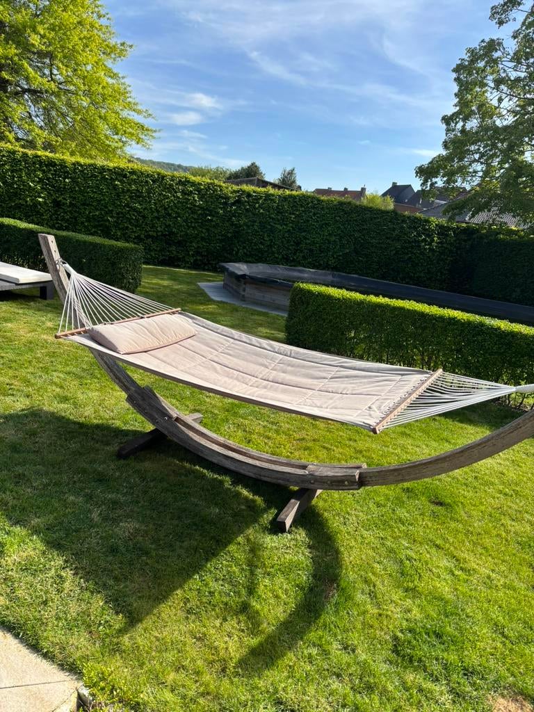 Hangmat bristol, Ophalen, Gebruikt, Meerpersoons, Met standaard