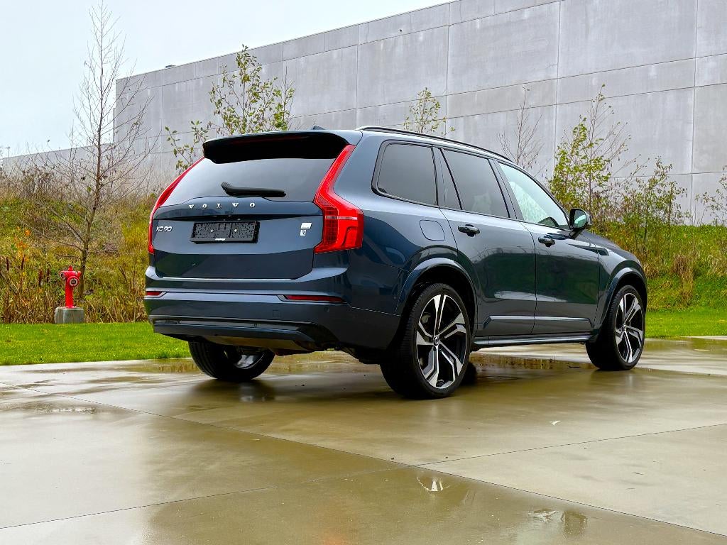 Volvo XC90 T8 AWD Recharge R design the art of travel, Auto's, Euro 6, 4 cilinders, Blauw, 7 zetels