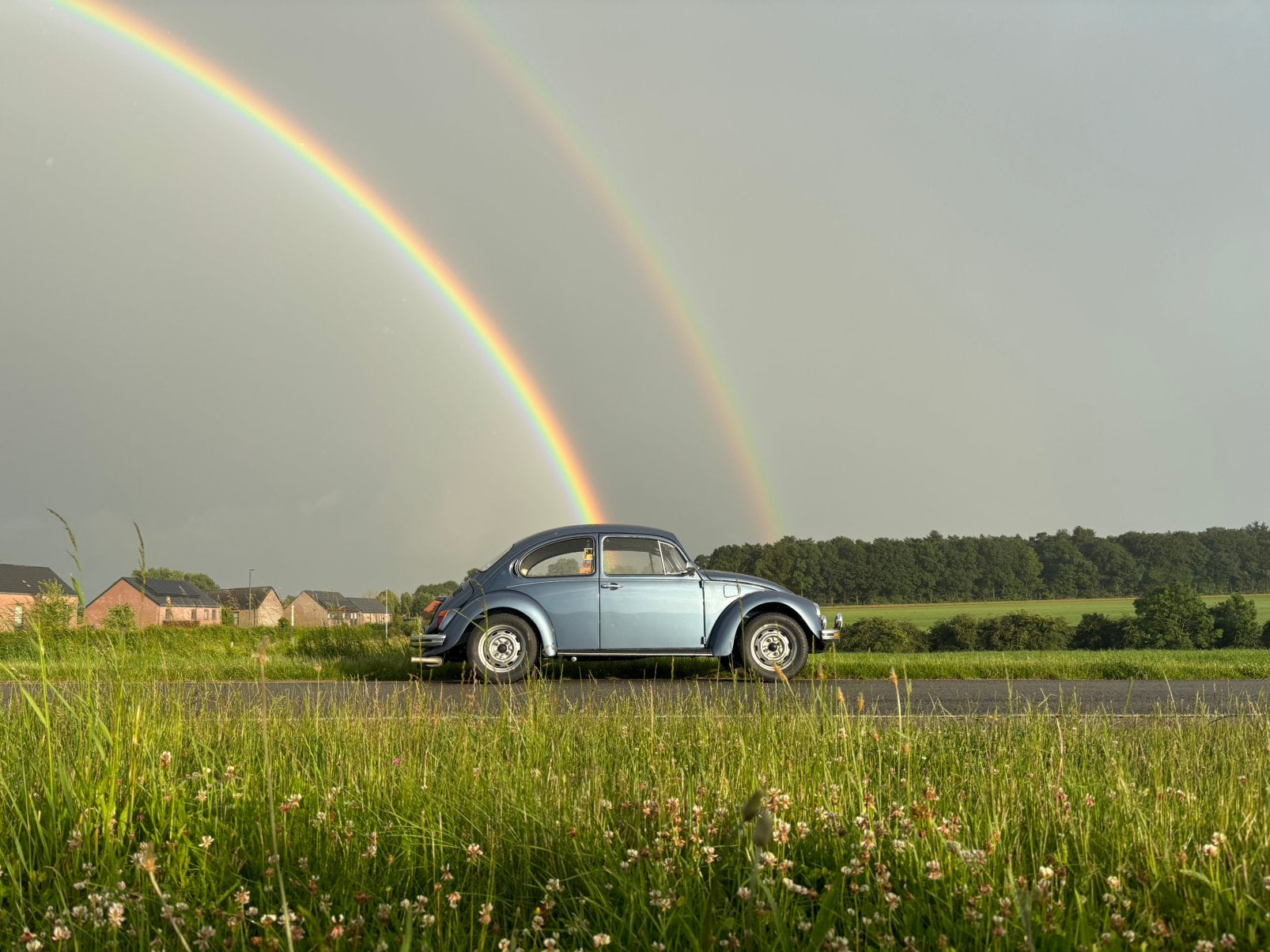 Volkswagen coccinelle tres bel etat, 4 cilinders, Blauw, Particulier, 2 deurs
