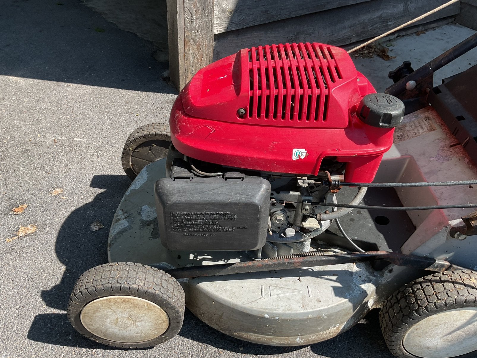 Honda grasmaaier te koop, Tuin en Terras, Grasmaaiers, Ophalen, Cirkelmaaier, Gebruikt, 30 t/m 39 cm
