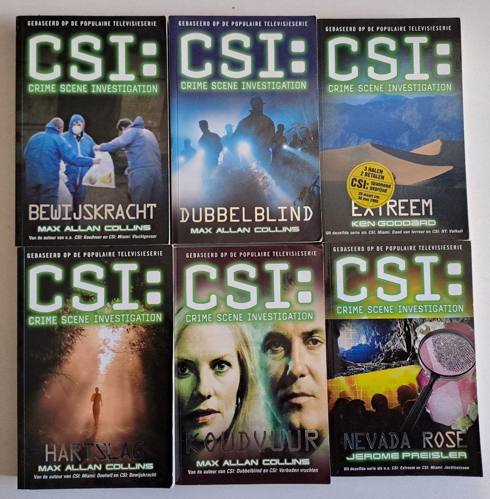 CSI-boeken- Collins/Cortez/Kaminsky…, Boeken, Ophalen of Verzenden, Gelezen