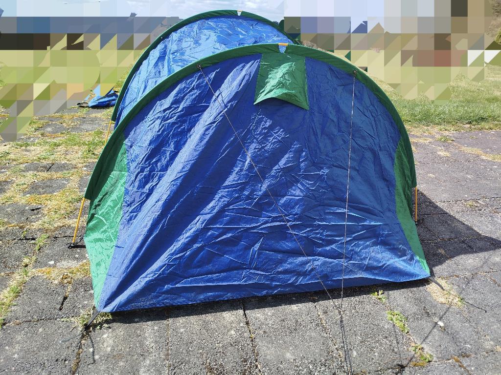 Tente tunnel 2 personnes - double paroi, Caravans en Kamperen, Tenten, Ophalen, Gebruikt, Tot en met 2
