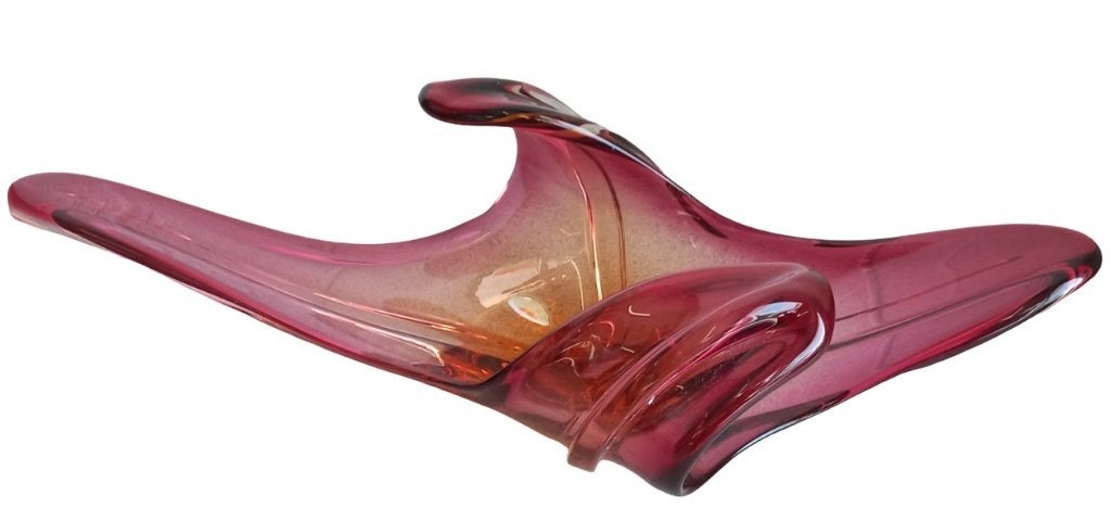 vintage glazen schaal., Antiek en Kunst, Antiek | Glaswerk en Kristal, Ophalen