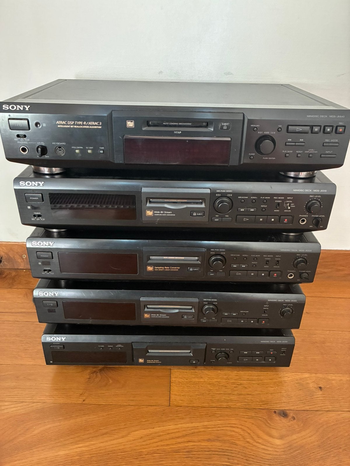 Lot minidisc spelers, Audio, Tv en Foto, Walkmans, Discmans en Minidiscspelers, Ophalen, Minidisc-recorder
