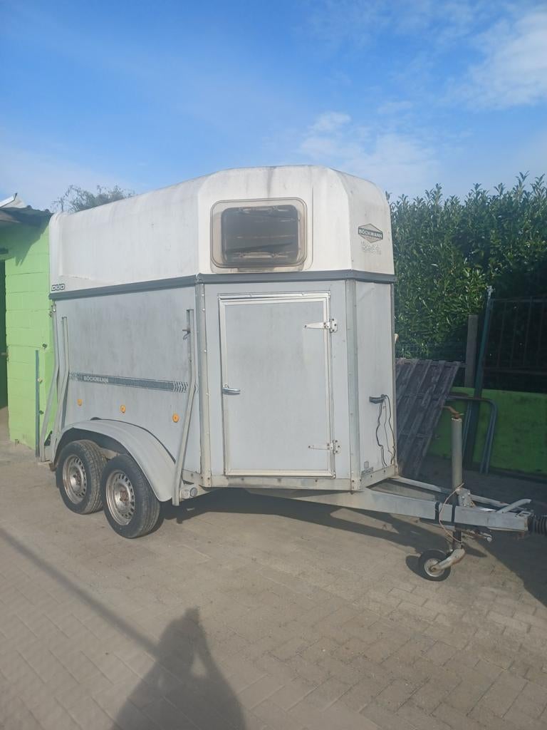 Dubbel Paardentrailer  BOCKMAN ,,, Ophalen of Verzenden