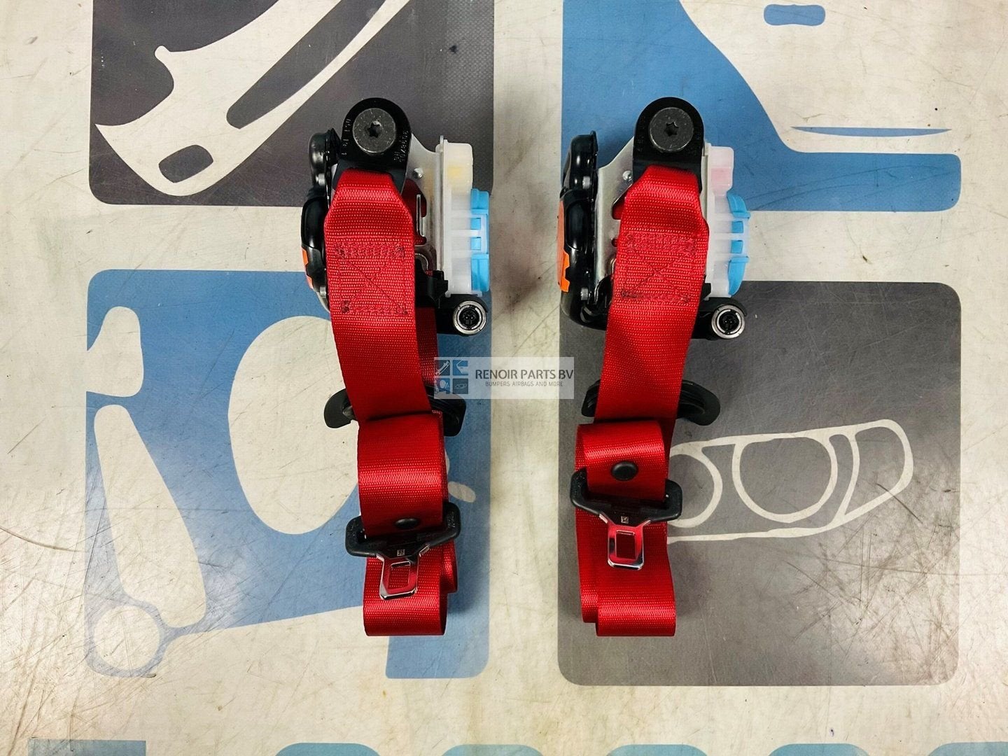 Gordels Mercedes A Klasse W176 AMG W117 CLA Rood Voor Gordel, Auto-onderdelen, Gebruikt, -, -, 6 maanden garantie
