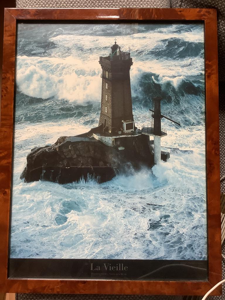 Practige foto van oude vuurtoren ‘La Vieille’ 33x43, Ophalen