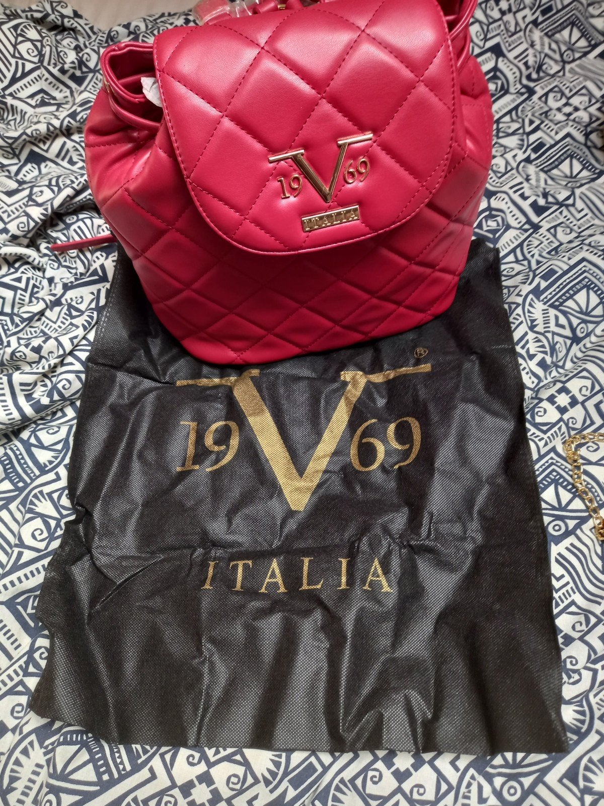 Versace rugzakje rood, Handtassen en Accessoires, Tassen | Damestassen, Ophalen, Nieuw, Rood, Overige typen