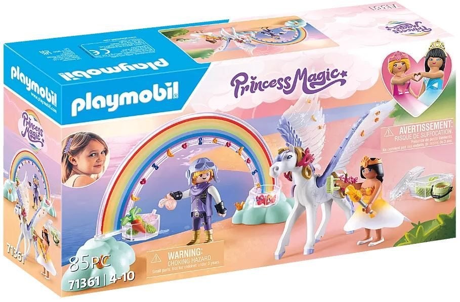 Playmobil Princess Magic 71361 (Pegasus met Regenboog), Kinderen en Baby's, Speelgoed | Playmobil, Ophalen, Gebruikt, Complete set