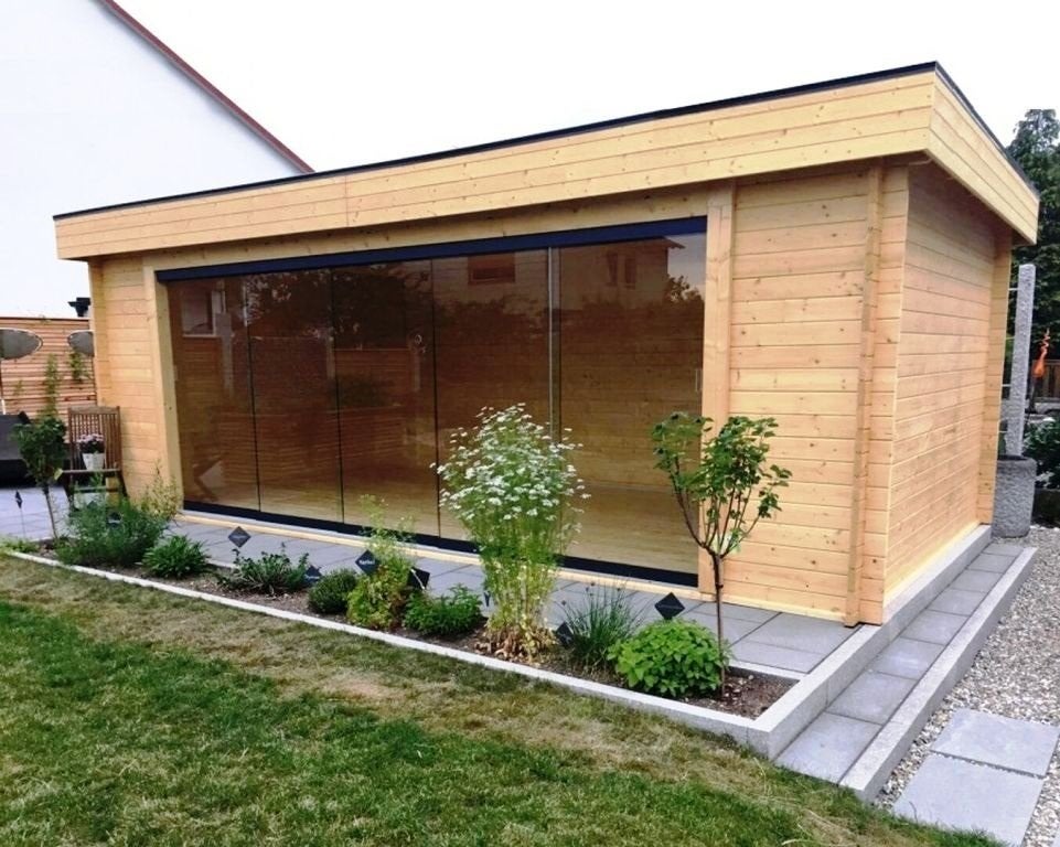 NOUVELLE cabane en rondins moderne G6634, Envoi, Neuf