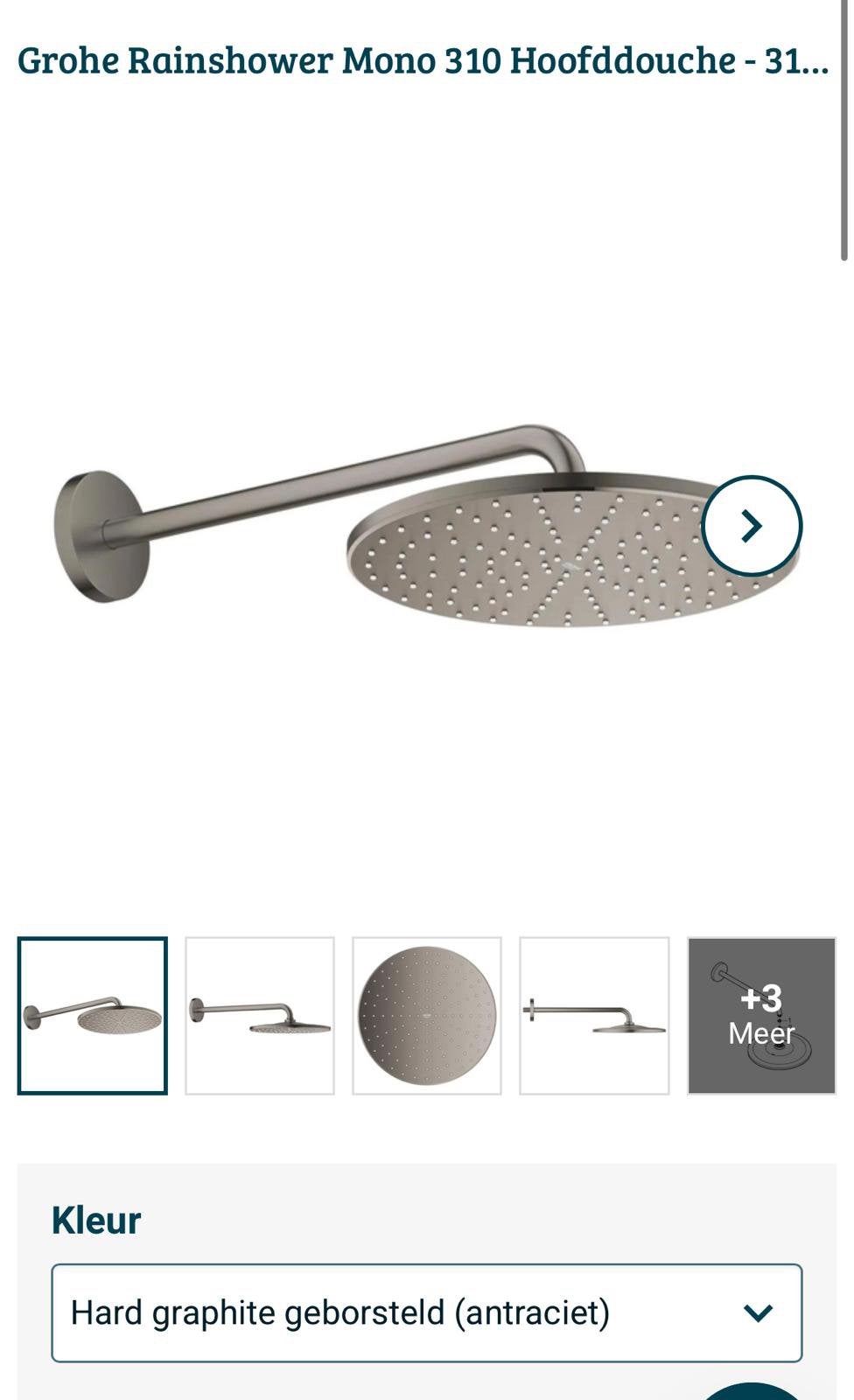 Grohe douchekraan NİEUW, Ophalen, Nieuw