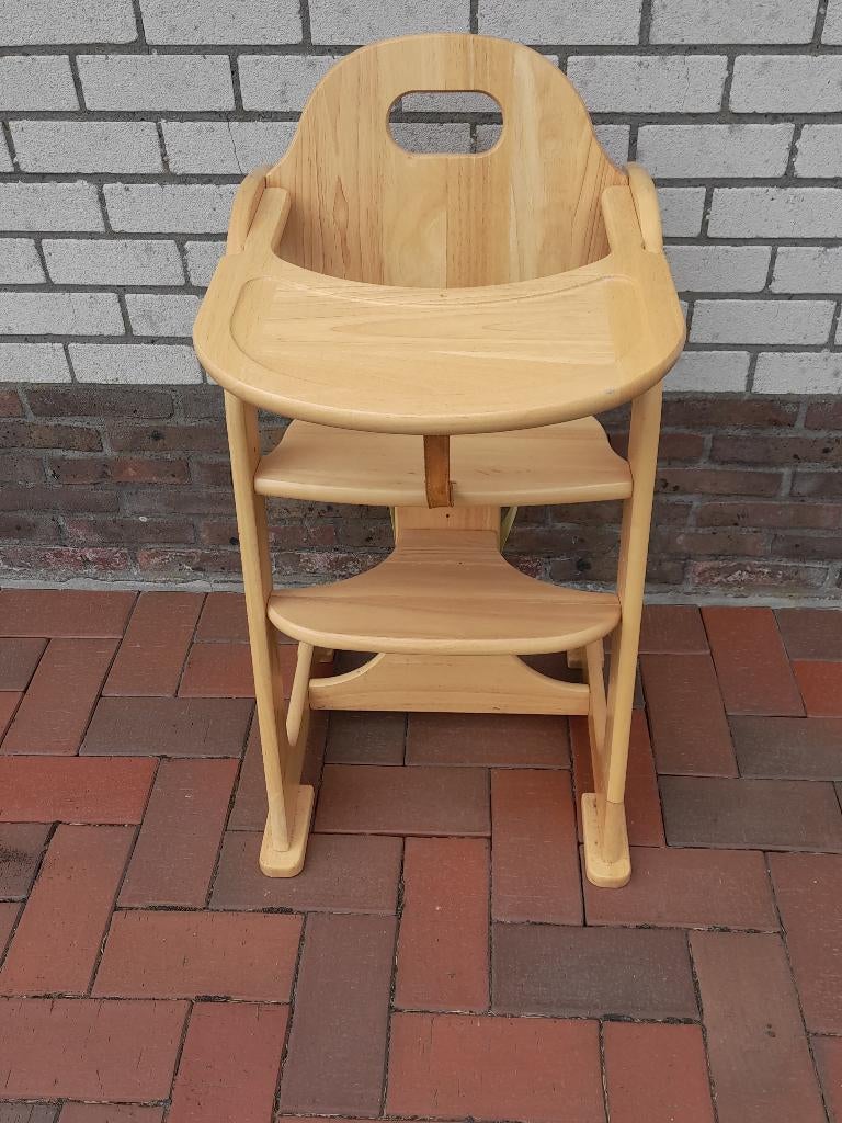 Tripp trapp compleet Tiamo wood collection, Kinderen en Baby's, Kinderstoelen, Zo goed als nieuw, Meegroeistoel, Gordel(s), Ophalen