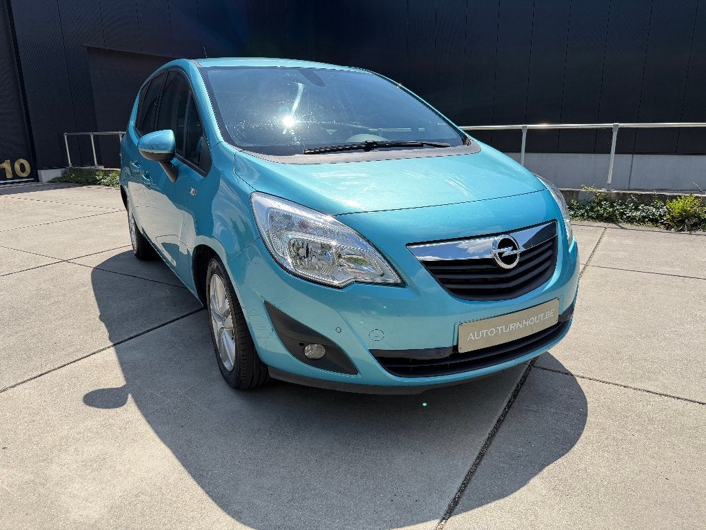OPEL MERIVA 1.4 ARICO 2011 134 000 + Garantie, Auto's, Euro 5, Stof, Zwart, Blauw
