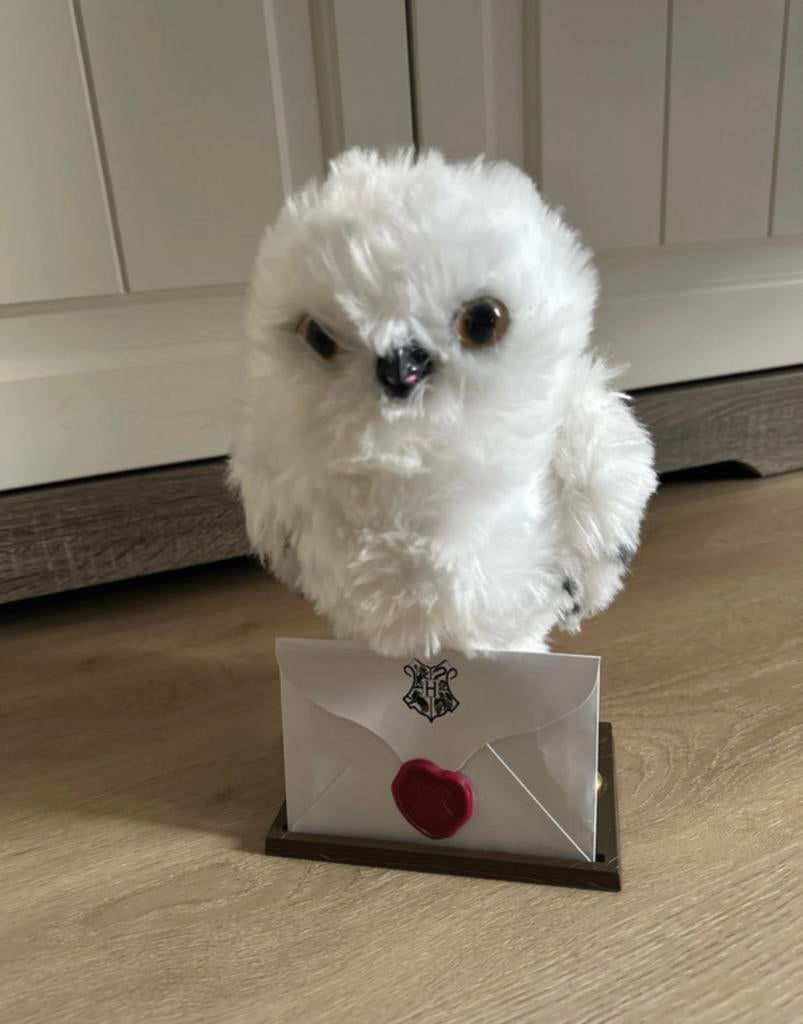 Hedwig uil Harry Potter, Ophalen of Verzenden, Zo goed als nieuw, Gebruiksvoorwerp