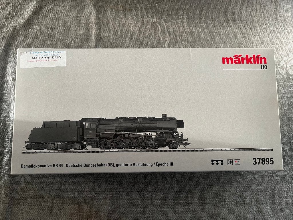 Märklin 37895 - Locomotive à vapeur DB Série BR 44 - HO, Hobby & Loisirs créatifs, Enlèvement ou Envoi, Courant alternatif, Utilisé