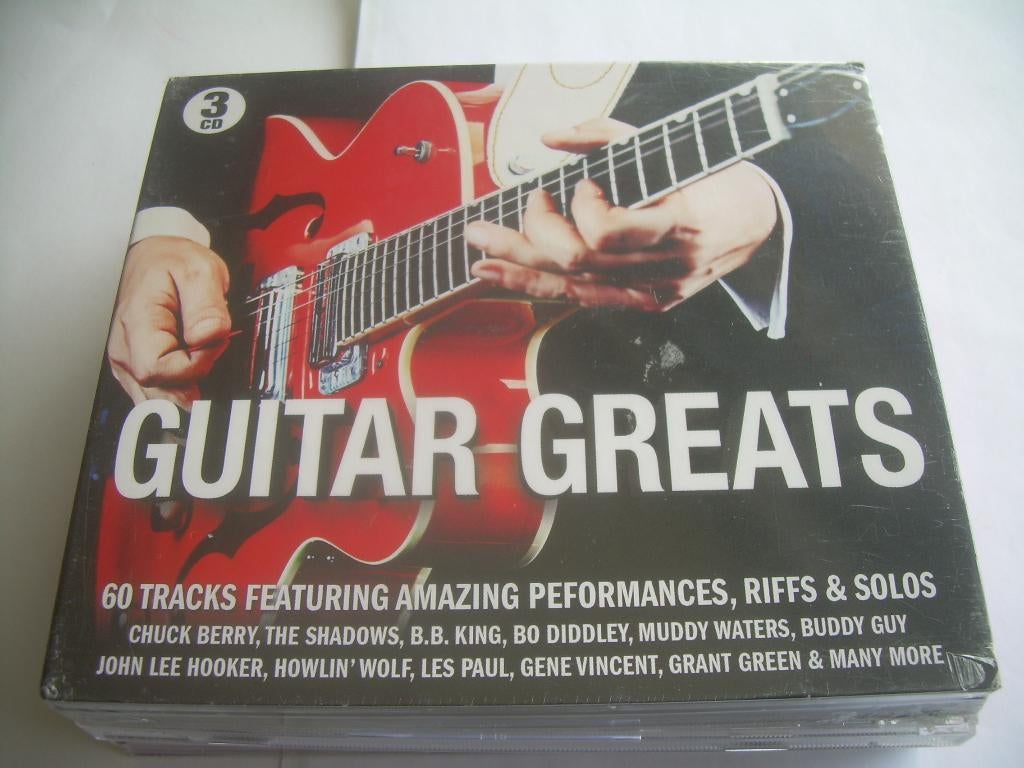 3 CD - GUITAR GREATS, Enlèvement ou Envoi, Comme neuf, Pop, Coffret