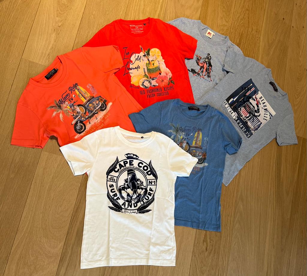 TShirts RIVER WOODS jongens 12 jaar Perfecte staat!, Kinderen en Baby's, Ophalen of Verzenden, Zo goed als nieuw