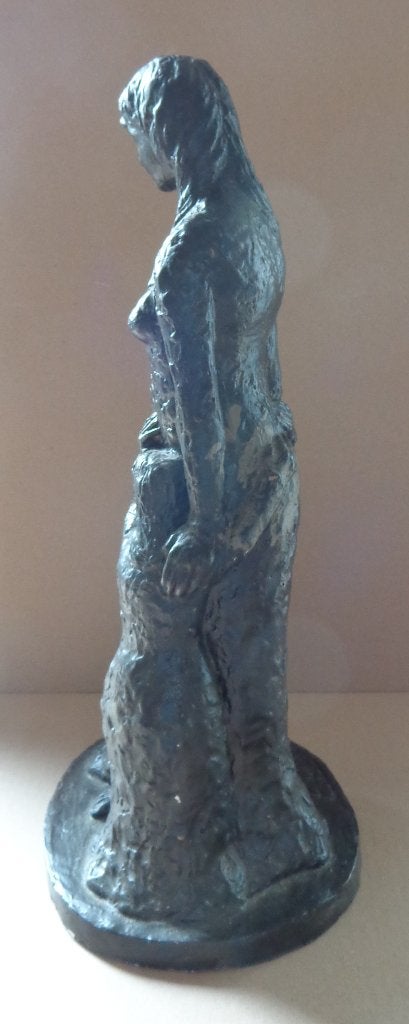 MONOGRAM E.A. / MOEDERSCHAP / SCULPTUUR GIPS / H= 44cm MONO, Enlèvement, Gips