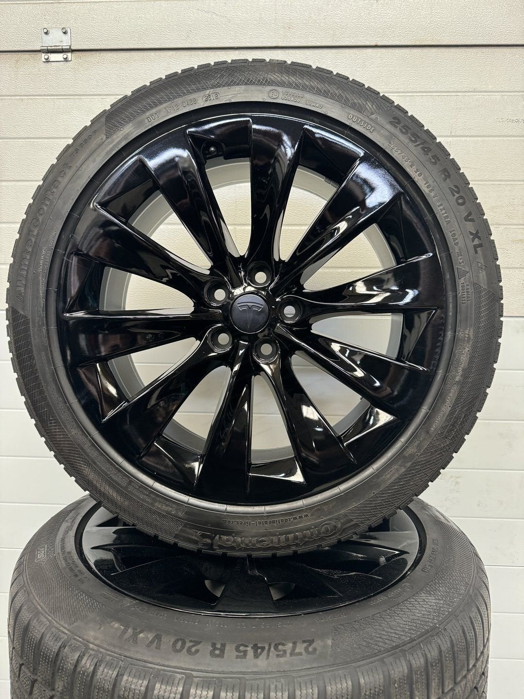 DEMO SET 20’’ TESLA MODEL X VELGEN WINTERBANDEN TURBINE BLAC, Auto-onderdelen, Banden en Velgen, -, -, Banden en Velgen, Ophalen of Verzenden