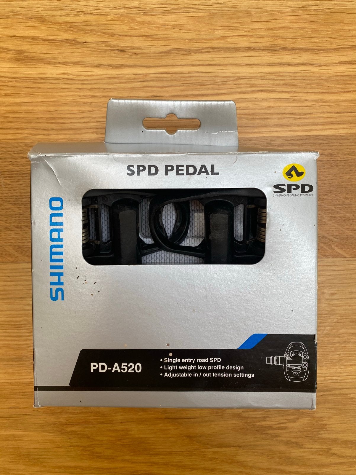 Shimano PD-A520 pedalen, Ophalen, Gebruikt, Crankstel of Pedalen