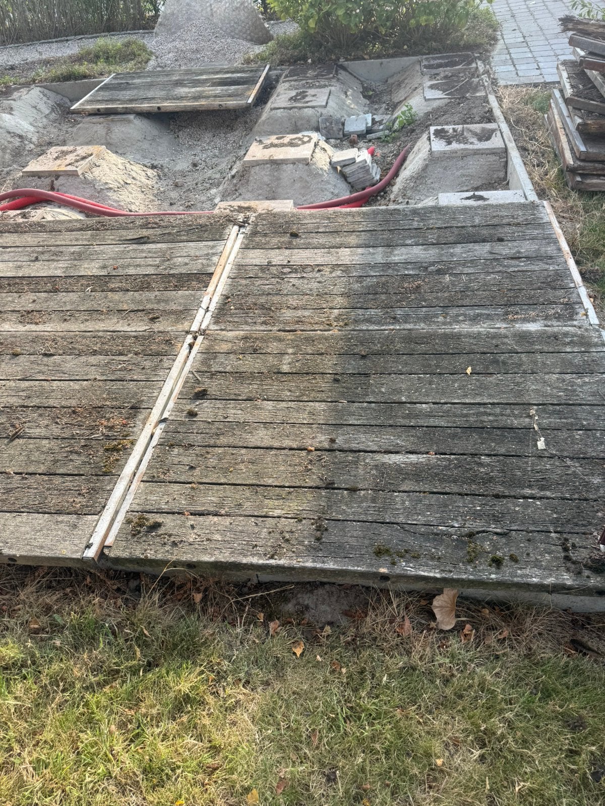 Steenschotten, Jardin & Terrasse, Terrasses, Enlèvement, Utilisé, Bois
