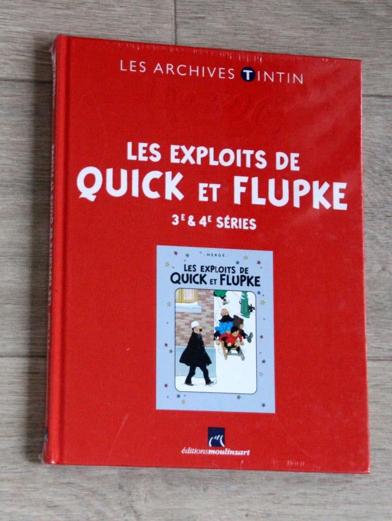 Les archives Tintin Quick Flupke série 3+4 Hergé Kuifje NEW!, Livres, BD, Neuf, Envoi