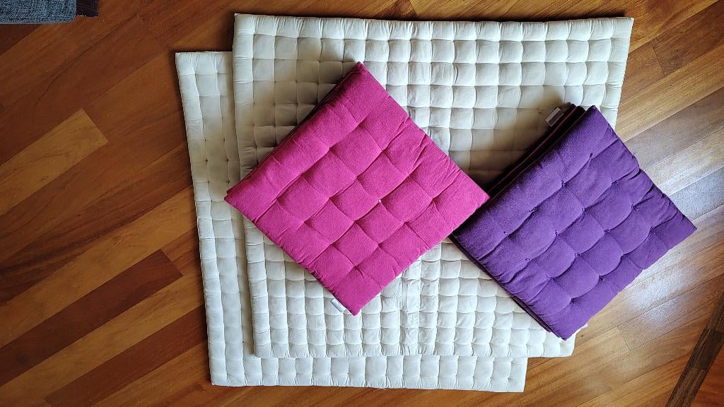 Meditatie kussens en (yoga) matten, Nepal en Bali handmade., Ophalen of Verzenden, Gebruikt, Overige typen