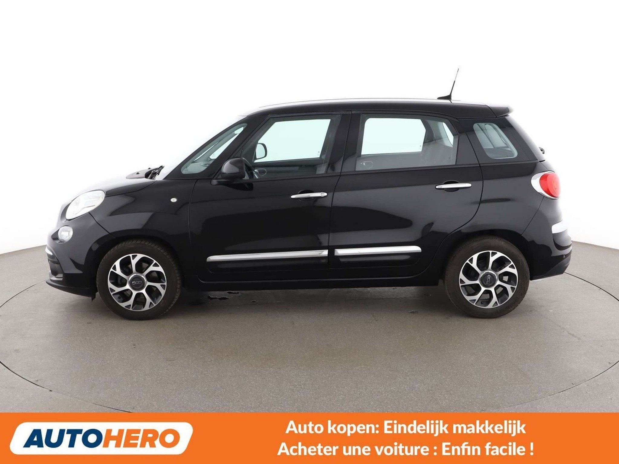 Fiat 500L 1.4 Urban Pop Star (bj 2018), Auto's, Voorwielaandrijving, Stof, Gebruikt, Zwart