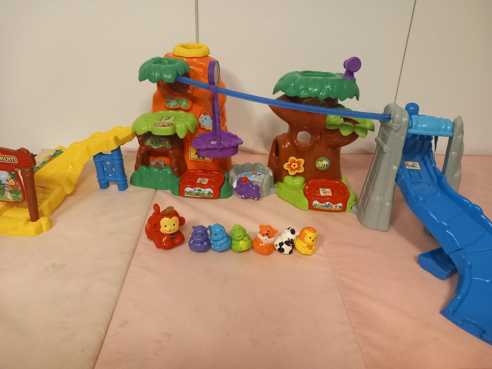 VTech zoef zoef dieren jungle + hondenhok + 4 dieren, Kinderen en Baby's, Speelgoed | Vtech, Ophalen