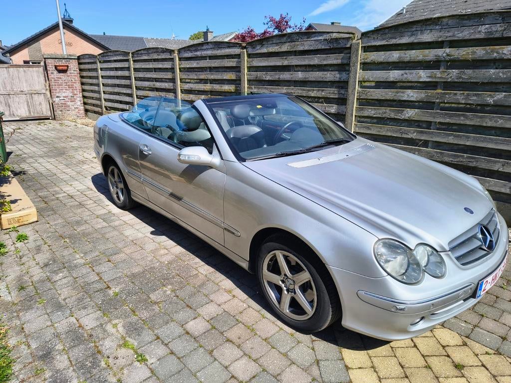 Mercedes CLK 200 cabriolet, Cuir, Argent ou Gris, Achat, Cabriolet
