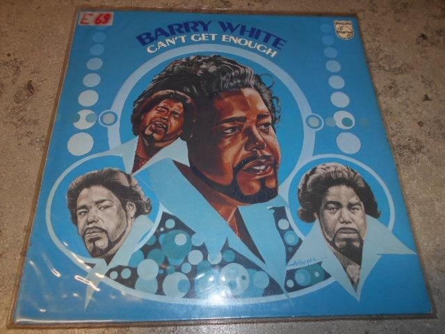 LP - Barry White. 'Can't get enough'., Ophalen of Verzenden, Zo goed als nieuw