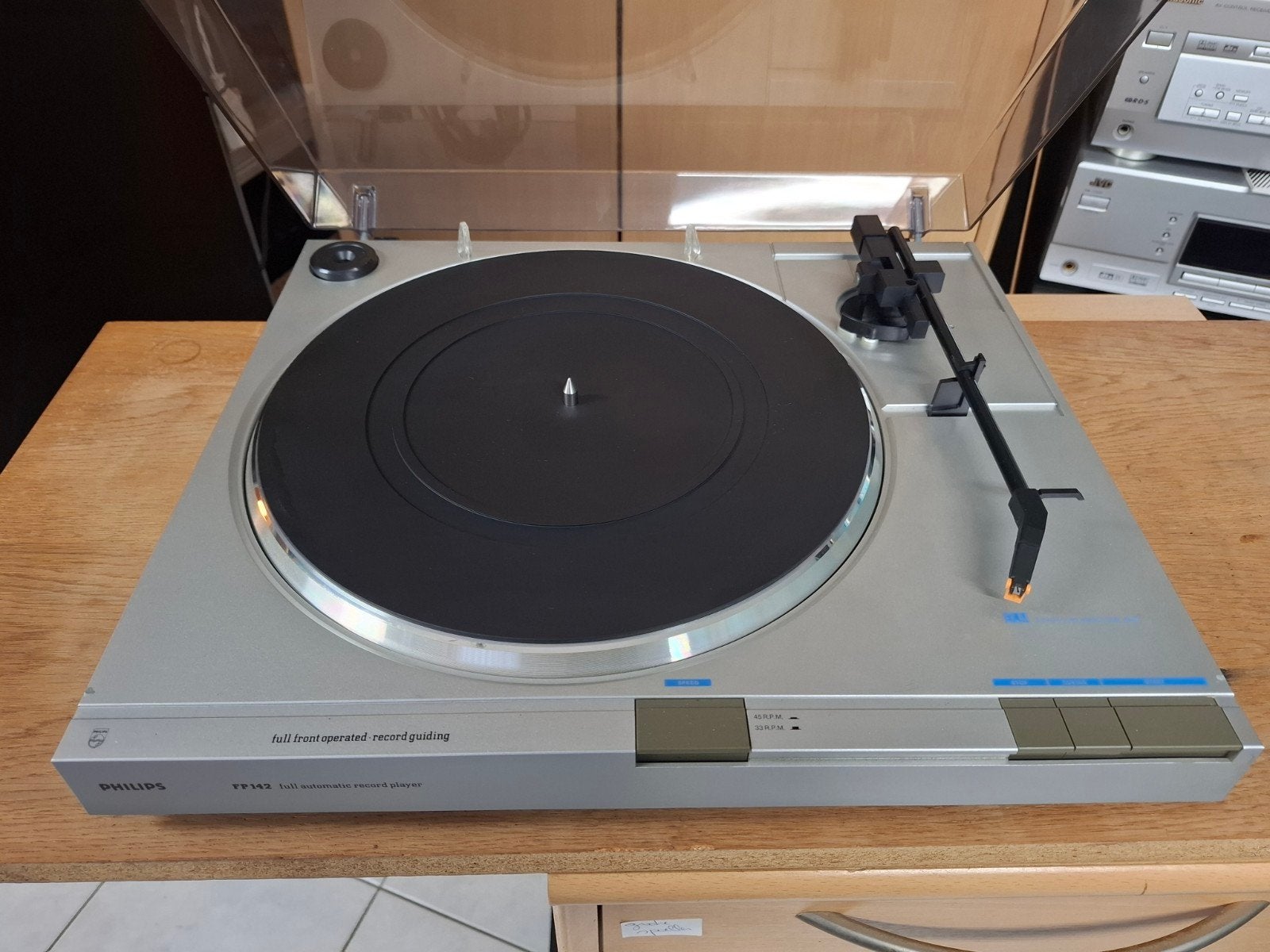 prachtige platenspeler volautomatische Philips  nieuwe staat, Audio, Tv en Foto, Ophalen, Platenspeler, Philips