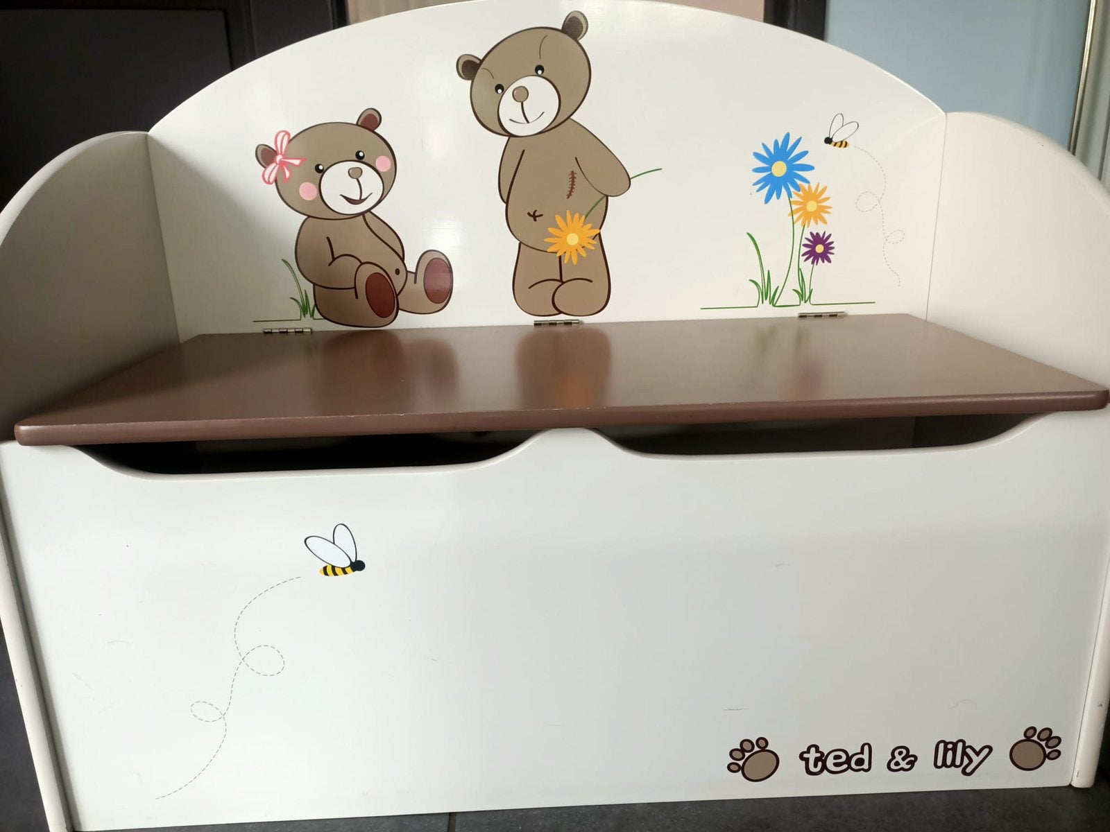 Speelgoedbox/zitbankje Ted en Lily, Ophalen, Gebruikt, Overige typen