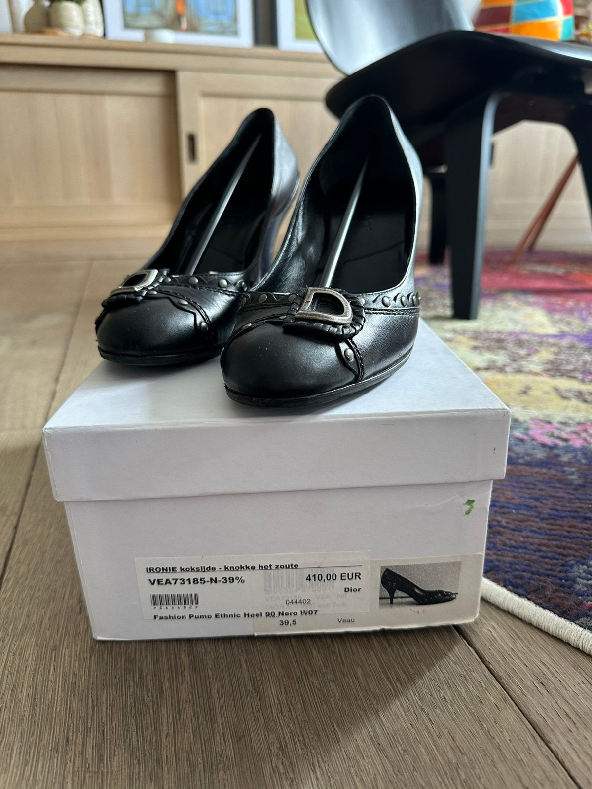 Dior fashion pump etnic heel 90 nero w07, Kleding | Dames, Ophalen, Pumps, Zwart, Zo goed als nieuw