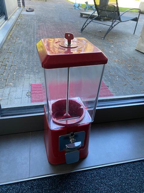 snoep automaat, Ophalen