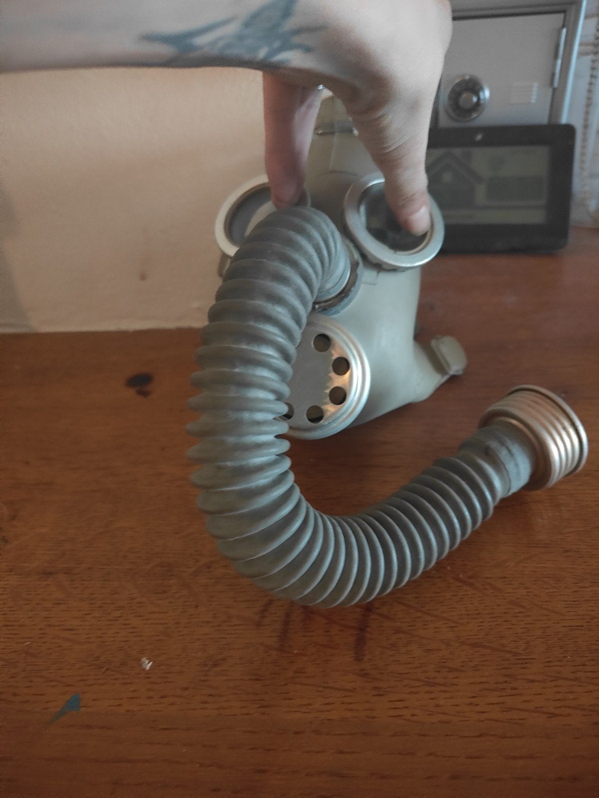 gasmasker, Verzamelen, Ophalen