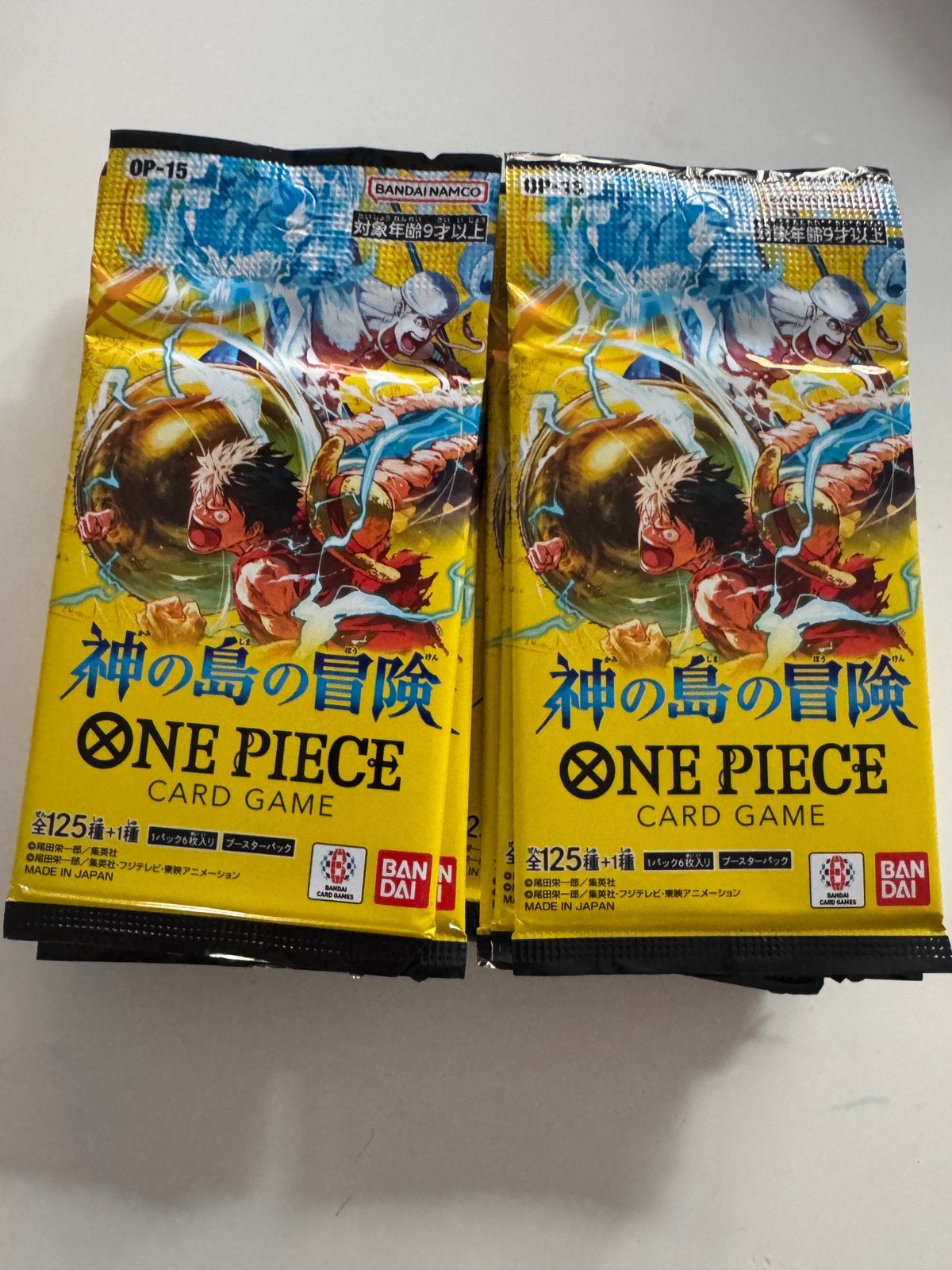 One Piece OP15 Japonais 38 boosters, Enlèvement ou Envoi, Comme neuf, Booster